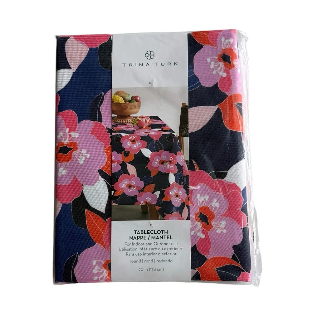 Trina Turk Flower Poly Tablecloth